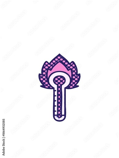 bobbing motion animation of comic book style cartoon of a hot glass thermometer