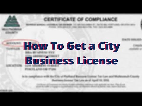 How to Get a City Business License