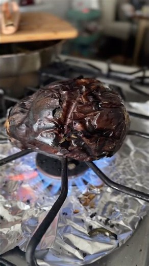 Easy roasted eggplant 🍆 dip