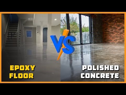 Epoxy Floor vs Polished Concrete | What’s the Difference?
