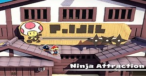 Ninja Attraction (House of Tricky Ninjas) 100% Walkthrough | Collectibles, Toads, and Hidden Block Locations | Paper Mario: The Origami King (Switch)｜Game8