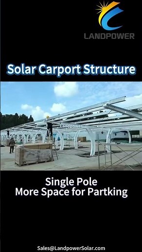 SOLAR CARPORT Structure #solarmounting