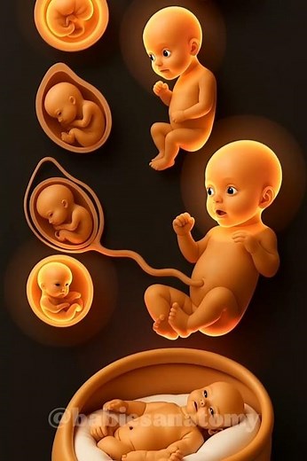 Baby Development Journey From Zygote to Fetus in 3D #baby #3danimation #development
