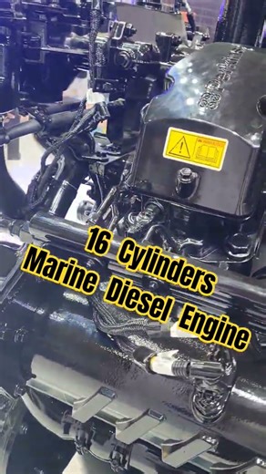 Perkins 12-Cylinder Turbo Marine Engine | Heavy Duty #engine #shipengine #bigengine