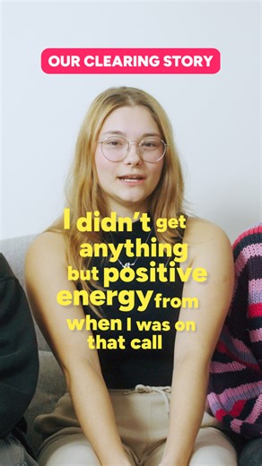 1.4K views · 14 reactions |  "They weren’t pressuring me to join Brighton – I just got really lovely, reassuring energy from the call."Feeling nervous about calling universities during Clearing? You’re not alone - but it’s not as scary as you think Our team is here to answer your questions, guide you through your options, and help you feel confident about your next step. | University of Brighton | Facebook