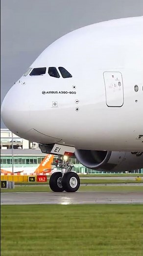A380 CLOSE UP TAKEOFF!