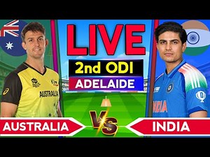 🔴Live - India vs Australia 2nd odi Match | Ind vs Aus Match Commentary & Score Updates | Ind vs Aus