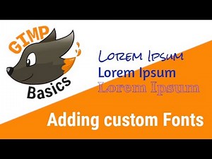 How to add fonts to GIMP (Ubuntu)