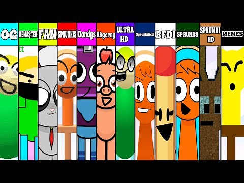 EVERY Characters From FIDDLEBOPS! All New Mod Versions Comparison