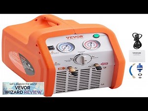 VEVOR 1 HP Refrigerant Recovery Machine Dual Cylinder Portable AC Recovery Review
