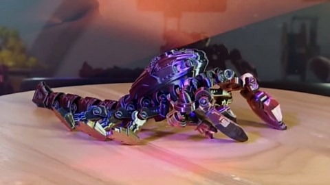 Cyber Scorpion Fidget Toy: Articulated Desk Decor 3D Printed - Etsy