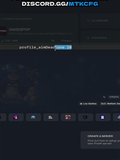 BEST AIM SETTINGS CONFIG ON .gg/mtkcfg #fyp #dc #dlaciebie #fivem #dtf #pvp #impero #fivempvp #gta5 #settings #config #mods #cfg #bestsettings #enveart #swisspvp #konfig #brazil #kovaaks #aim