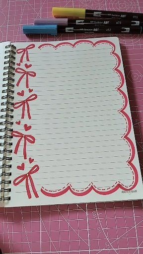 YOU WANT IT EASY 😀 Which one do you like? Follow, like, and share #borderdesign #frontpagedesign #notes #notebook #assignmentpage #aesthetic #simple #easy #diy #artwork #drawing #artandcraft #creativeideas #reels #trendingnow #everyone #followers #highlightsシ゚ #fypシ | Sophie Arts And Crafts