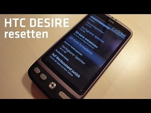 HTC Desire zurücksetzen auf Werkszustand
