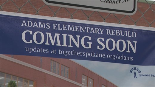 Adams Elementary students move to temporary campus as new school is being built