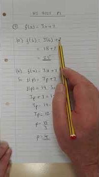 Mr Lees SQA National 5 Mathematics 2025 P1 Q7