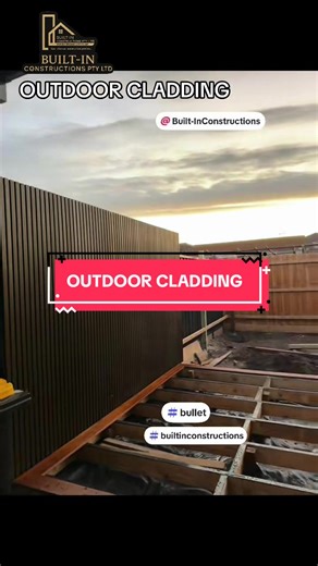 Outdoor Cladding by The TiktokLandscaper