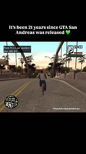 1.3M views · 42K reactions | Sono passati 21 anni dall’uscita di GTA San Andreas  • • • #gtasanandreas #nostalgia #rockstargames #sanandreas #backtosanandreas | backtosanandreas | Facebook