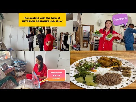 Renovating My Closet with INTERIOR DESIGNER + Cooking With My Husband 💛 | Real Life Vlog