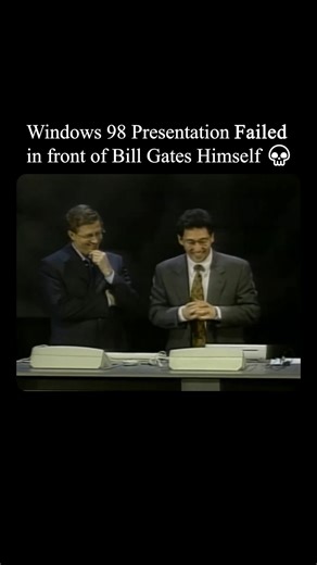 Mindset | Inspirational | Growth | 😂💻 Ah, the good old days of Windows 98 demos! In this classic clip, a live presentation takes an unexpected turn when the system crashes... | Instagram