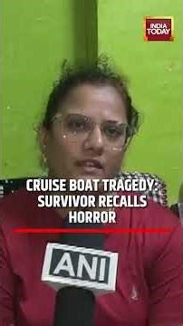 Jabalpur Cruise Boat Tragedy: Survivor Recounts Terrifying Moments | MP | Boat Accident