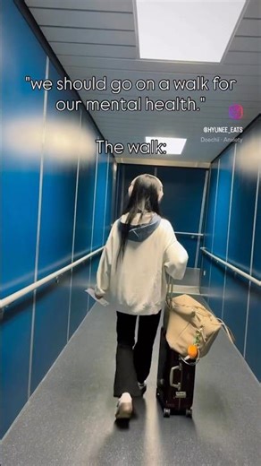 We should go on a walk for our mental health