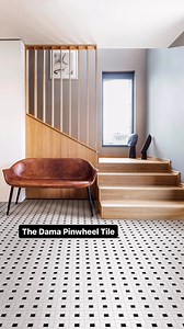 Bringing a vintage-inspired vibe, the classic black-and-white Pinwheel Tile design is sure to create a feeling of old-world charm in your space. These 12" x 12" tiles feature a matte finish and are super affordable. Often seen in entry ways and bathrooms, this tile can be used on walls and floors, in any room in your house.  mcmunnandyates.com/dama-pinwheel-bianco-porcelain-floor-wall-tile-11-8-x-11-8-967-sq-ft-per-tile.html?t=1731605685 | McMunn & Yates Building Supplies | Facebook