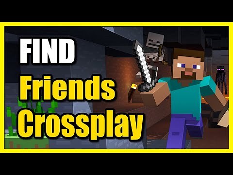 How to ADD Crossplay Friends in Minecraft & See who's online (Fast Method)
