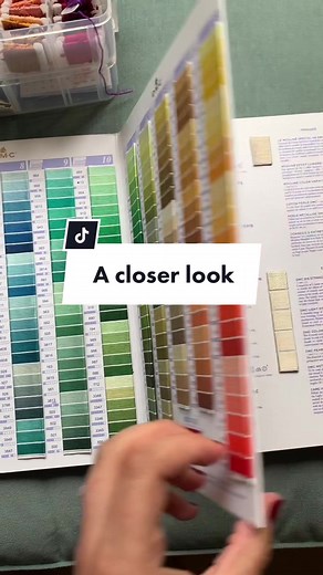 Exploring the DMC Embroidery Thread Color Card