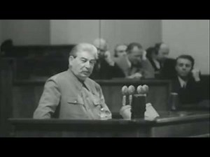 Stalin's Speech at the 19th CPSU Congress on October 14, 1952 (with English Subtitles)