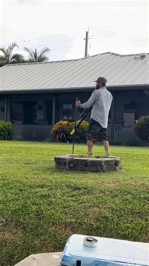 I always take time to talk with people when they come out while I’m iguana hunting. A lot of folks do not realize how big of a problem these invasive iguanas really are, so I try to help them understand why I’m out there doing what I do.