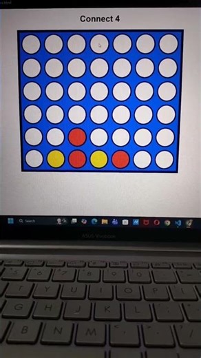Day 2 learn 2d game (Connect 4) Html Css JavaScript #coding #codeadventure #code