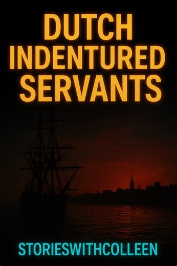 They came chasing freedom… but found chains of debt instead. The Dutch indentured servants helped build America long before anyone called it “the land of the free.” Their names were forgotten, but their labor built the walls of New York. #HiddenHistory #StoriesWithColleen #ViralHistory #AmericanHistory #TheForgottenBuilders #TrueHistory | Stories with Colleen