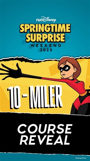 runDisney on Instagram: "Embrace your inner hero and lace up for an epic adventure -- your course for the 2025 #SpringtimeSurprise 10-Miler is here!  Get all the event details in the #runDisney official event guide, now live via link in bio."