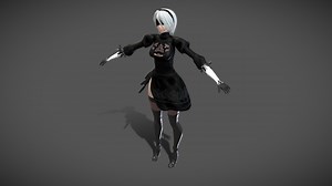 B2 NieR : Automata - 3D model by CesarLopezM