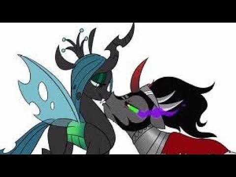 MLP:FIM Queen🕸Chrysalis X King🖤Sombra - Tribute - Dark Horse