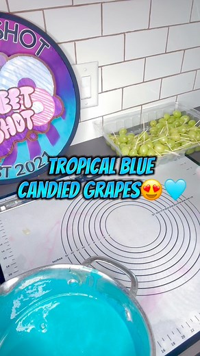 Sweet, juicy, and dipped in tropical blue magic 🌴💙 | Sweet Shot