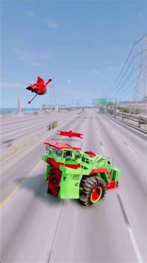 Insane Giant Truck Instant Acceleration to 600 MPH | BeamNG Drive