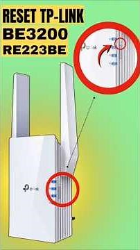 TP-Link RE223BE BE3200 Not Working? RESET It Like This! #tplinkre223be #tplinkbe3200extender #tech