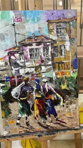 I Tried 10 Experimental Art Techniques#art#artist#painting#oil painting #charcoal