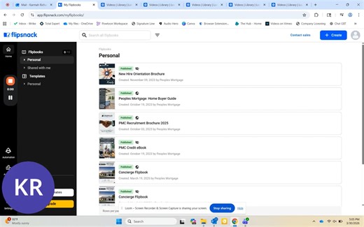 Updating a page on Flipsnack