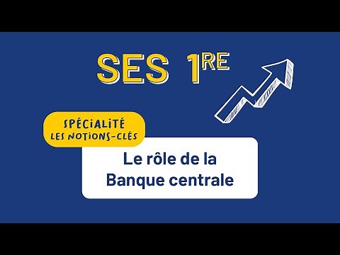 SES 1re - Le rôle de la Banque centrale