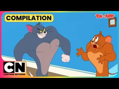 The Buffed Up Duo!💪😭💀| Tom & Jerry🤩| Cat & the Mouse Cartoon🥳| ‪@cnindia‬ ​