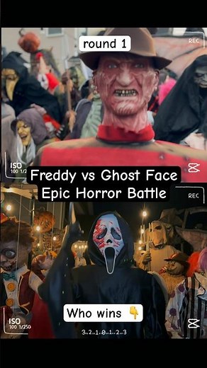 Freddy vs Ghostface Animatronic Battle | Spirit vs Lowe’s Halloween Showdown