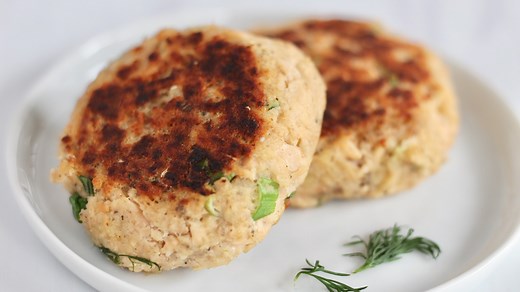 Easy Salmon Patty Recipe - Mashed