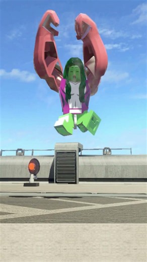 Indian Red HULK Transforms into She-Hulk - LEGO Marvel Super Heroes
