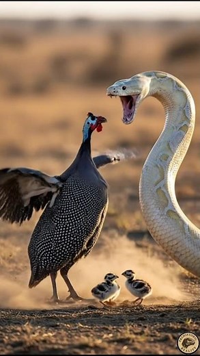 Python ATTACKS! Mother Bird’s Final Fight 😱🐍#python #birds