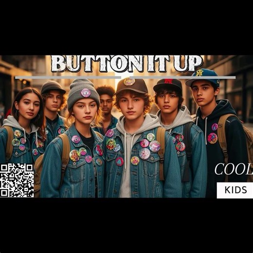 BUTTON IT UP "COOL KIDS"