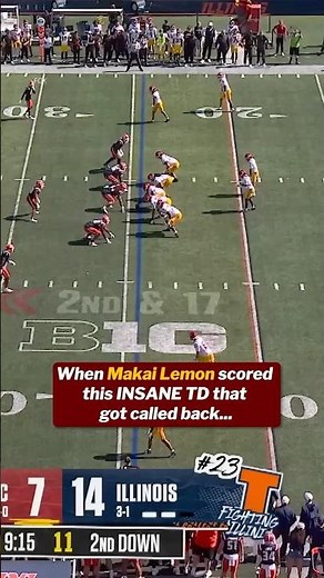 Eagles first-rounder Makai Lemon scored this TD that got reversed for ineligible receiver downfield