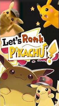 Ranking Pikachu's for #CFweek
